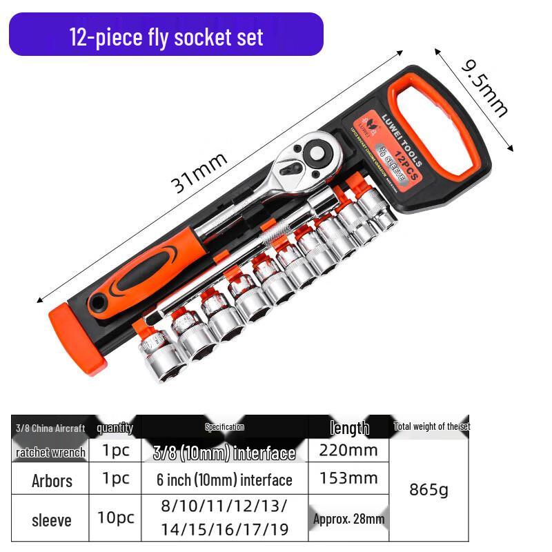 Luwei Ratchet Wrench and Socket Set