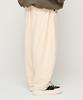 CARGOBROS Cb Basic Fleece-Lined Wide Elastic Pants (Ivory)
