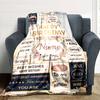 Vintage Celebration Blanket Personalized Name Soft Warm And Versatile For Sofa Bed Office And Travel Machine Washable Comfortable In All Seasons Best