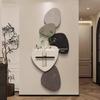 Chinese-Style Foyer Painting: 'Turn Stones Into Gold' with Hydroponic Green Plant Design