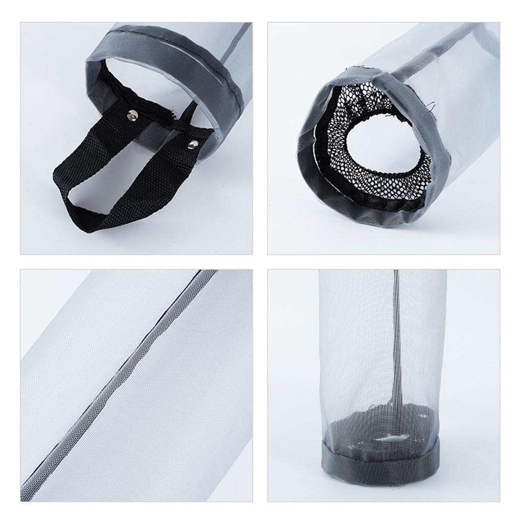 Matkasse   Behållare Väggmonterad Utrymmesbesparande Återanvändbar Plastkassehållare för Hemkök