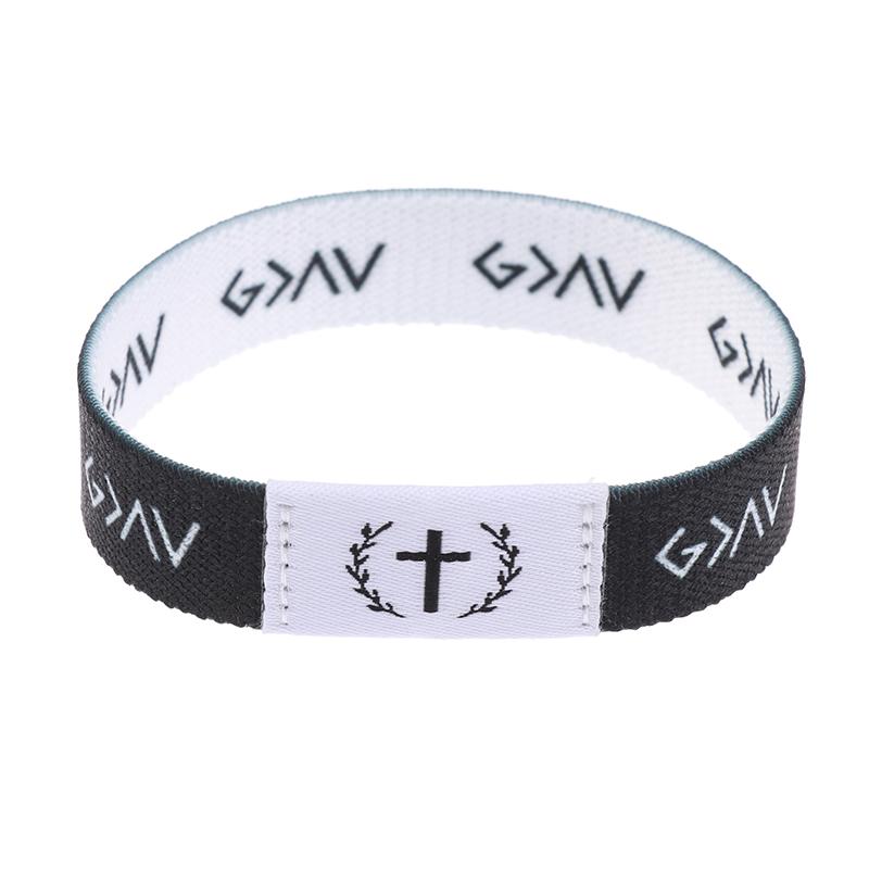 Wearable Bible Bracelet Religious Bracelets Christian Daily Bible Verse Bracelet With Nfc Rfid Elastic Wristband