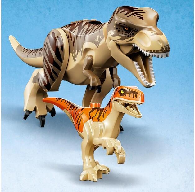 LEGO Jurassic World 76948 Ausbruch des Tyrannosaurus und Atrociraptor