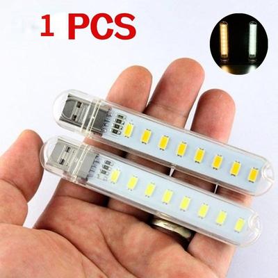 1PC 8 LED Mini Portable USB Lamp DC 5V Camping USB Lighting for PC Laptop Mobile Power Bank Gadget