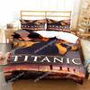Movie Titanics Bedding Set For Bedroom Soft Modern Bedspreads Comefortable Kids Duvet Cover Quilt Cover And Pillowcase