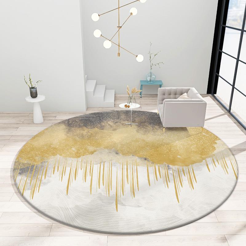 Japanese and Korean Style Round Rugs for Bedroom Decor Carpets for Living Room Decoration Teenager Home Carpet Sofa Area Rug Mat