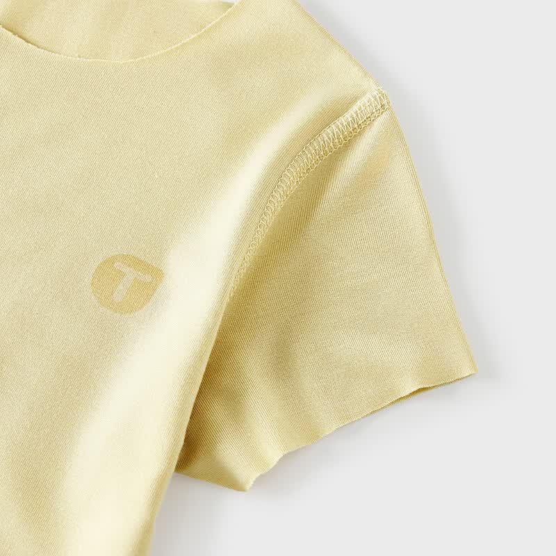 TONGTAI Baby Summer Short Sleeve Bodysuit