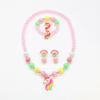 Unicorn princess accessories set, linking crown necklaces, headbands, girls' princess dress accessories, cross-border foreign trade