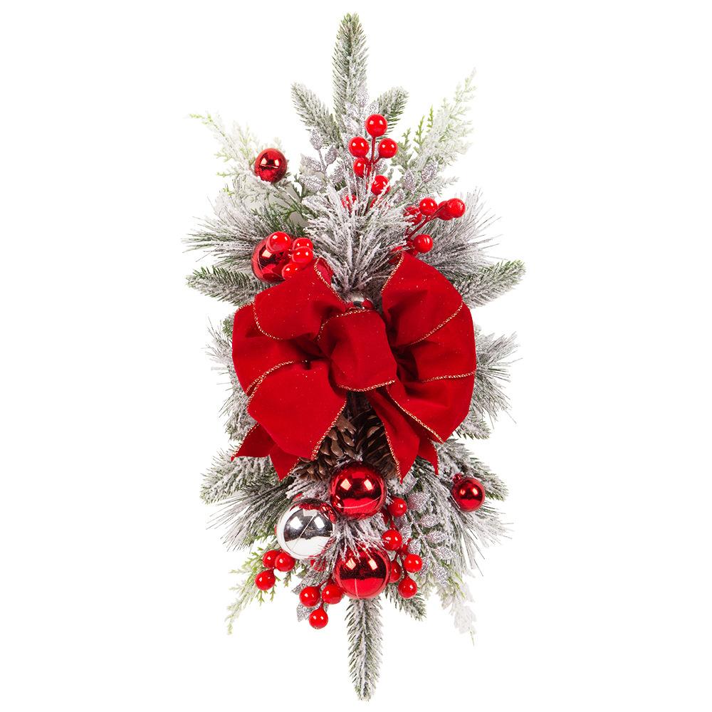 Christmas Stairs Decoration Stairs Wreath Pendant Christmas Nordic Home Scene Decoration Christmas