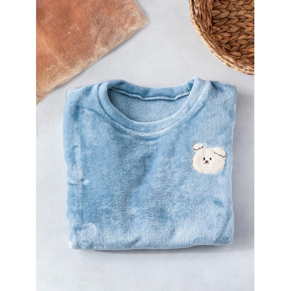 Daiso Character SLeeping Pajamas Top L Blue