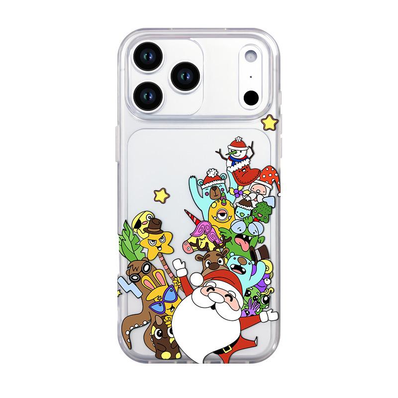 Christmas Tree Phone Case Suitable for IPhone 17 Promax Phone Case 16 Apple 15 Pro Transparent 14 European and American 13p