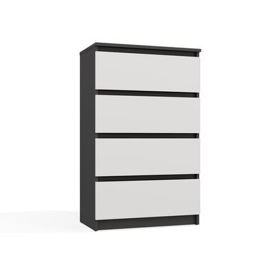 Malwa M4 Chest of Drawers ANTHRACITE WHITE