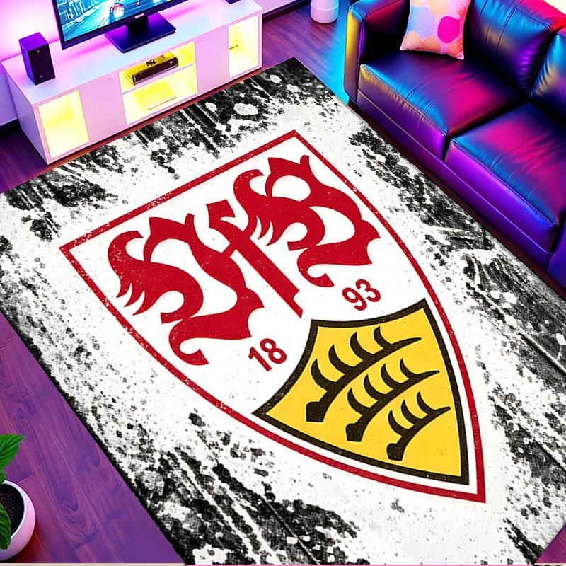 VfB Stuttgart Print Rug, Washable Floor Carpet, For Entryway Dorm Laundry Room Office Study, Home Decor Birthday Christmas Gift