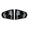 Rear Window Side Louver Shutter Trim For BMW 3 Series G20 320i 325i 330i M340i 2019 2020 2021-2023 Trim Sticker Vent Scoop ABS