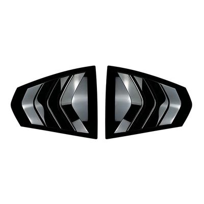 Rear Window Side Louver Shutter Trim For BMW 3 Series G20 320i 325i 330i M340i 2019 2020 2021-2023 Trim Sticker Vent Scoop ABS