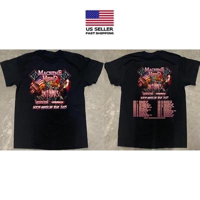 Machine Head North American Tour 2025 Tour Dates List Two Sides  AQ84 Unisex T-Shirt