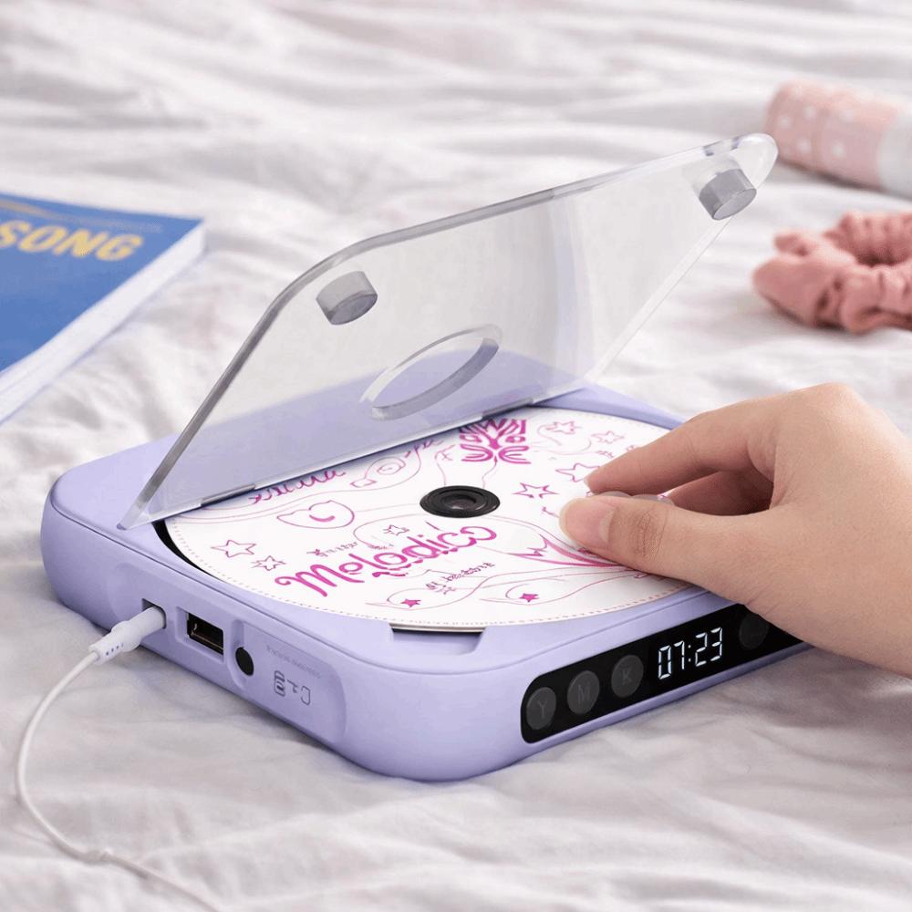 6 Modes Portable Music Player Dustproof Cover CD Runner Stereo CD Players Home Entertainment