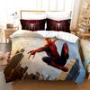 Spider Hero Man Anime Duvet Cover Set, Microfiber Duvet Cover Comforter Cover 2Pcs With Zipper Bedding Set For Boy'S Bedroom