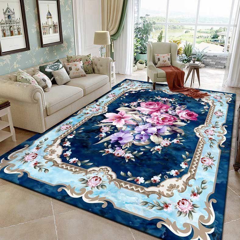 European Style Living Room Carpet Home Sofa Coffee Table Carpet Large Area Carpet Bedside Carpet