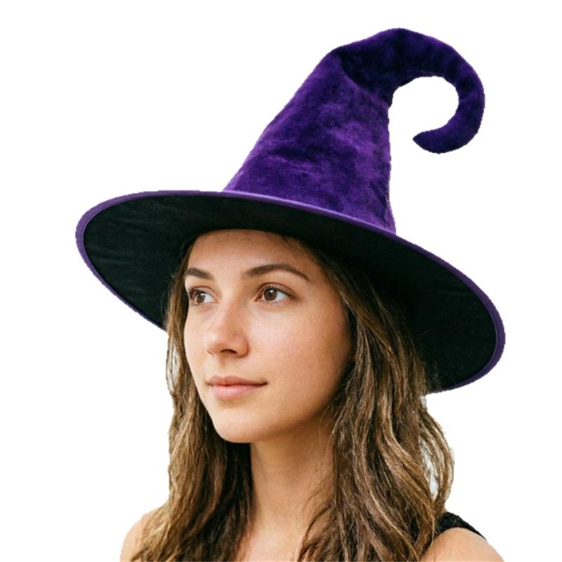 Wide Shape Costume Hat Accessory, Soft Fabric Seasonal Party Hat for Costume Styling, Photo Use and Stage Appeal