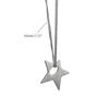 Silver Color Hollow Irregular Star Necklaces for Women Sweet and Cute Pendant