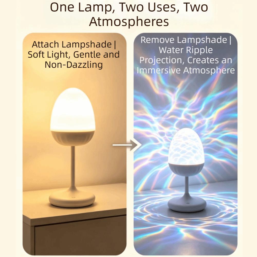 Water Wave Projection Bluetooth Speaker Ambient Lighting Projection Lamp Indoor Use