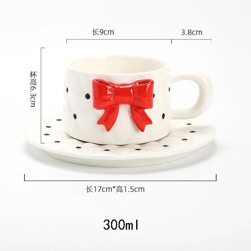 Süße Exquisite Keramik-Kaffeetassen Lässige Büro Nachmittagstee Kaffeetasse Zuhause Frühstück Milchbecher Paarbecher