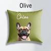 Customisable Dog Photo Pillow Personalized Pet Cushion Throw Pillow with Pet Picture Custom Decor for Pet Owners Unique Gifts