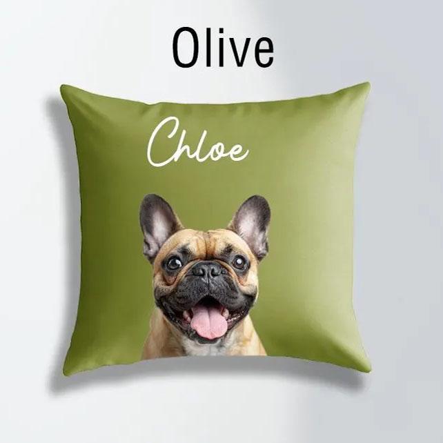 Customisable Dog Photo Pillow Personalized Pet Cushion Throw Pillow with Pet Picture Custom Decor for Pet Owners Unique Gifts