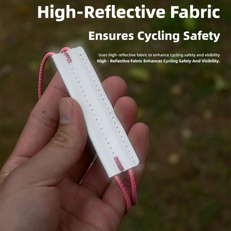 Reflective Cycling Pant Strap Reflective Cycling Trousers Band Safety Bicycles Ankle Band Pant Leg Cuffs Wrap Strap