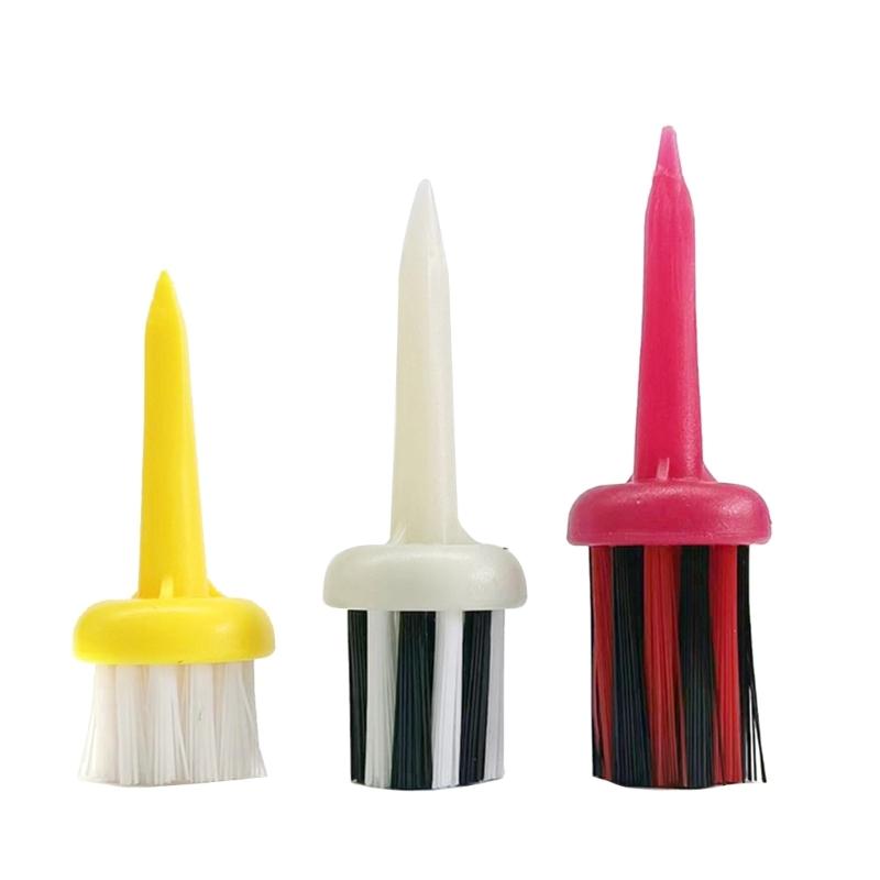 Golfball Tees Driver Trainingszubehör Golfbürsten Tees Golf Tees Golfbürsten Tees Golfball Basisbälle Stütz-Tees