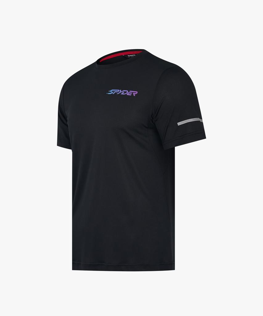 SPYDER Men'S Lightweight Short Sleeve Running T-Shirt Spkmcnrs233Mblk
