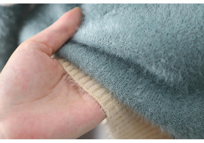 Boys' Autumn/Winter Thick Knit Velvet Sweater, Toddlers & Young Boys, Woolen Outerwear