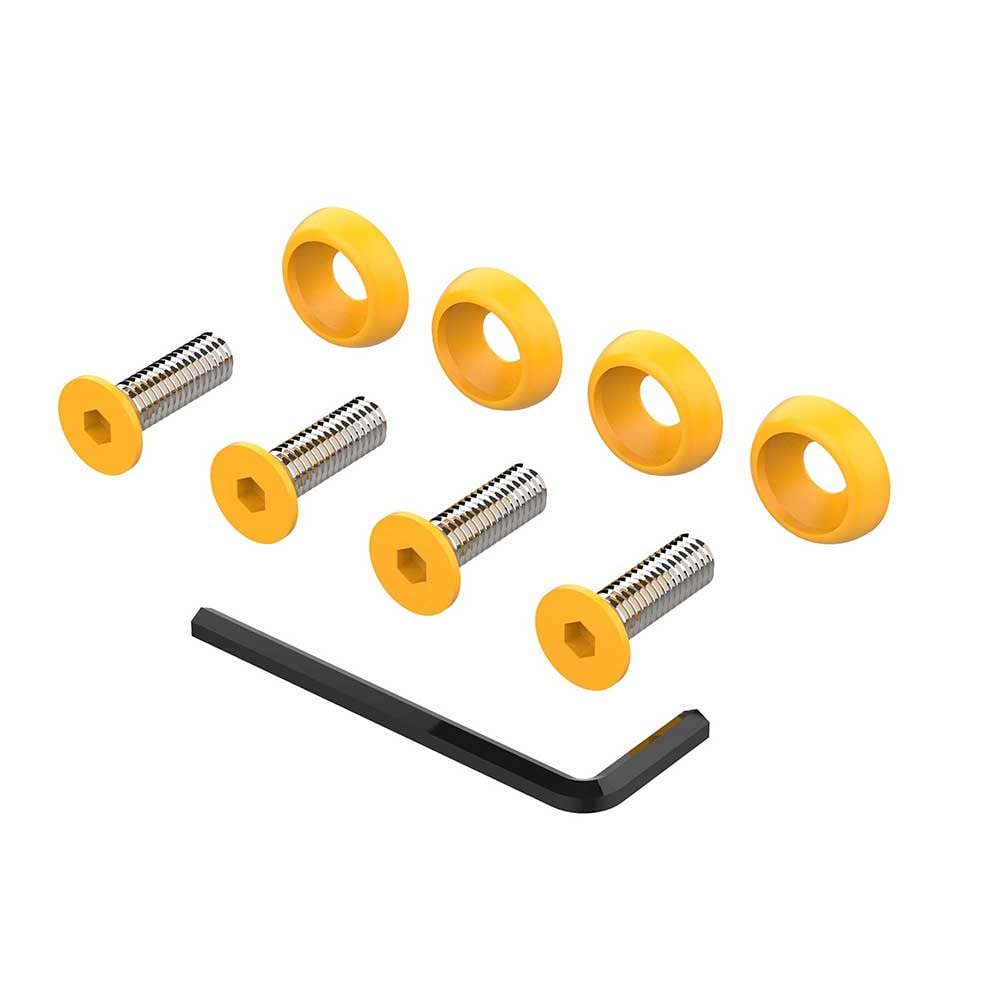 

Seikou Sangyo EX-214 Наружные пластинчатые болтовые шайбы, Желтые M2.5 жёлтый