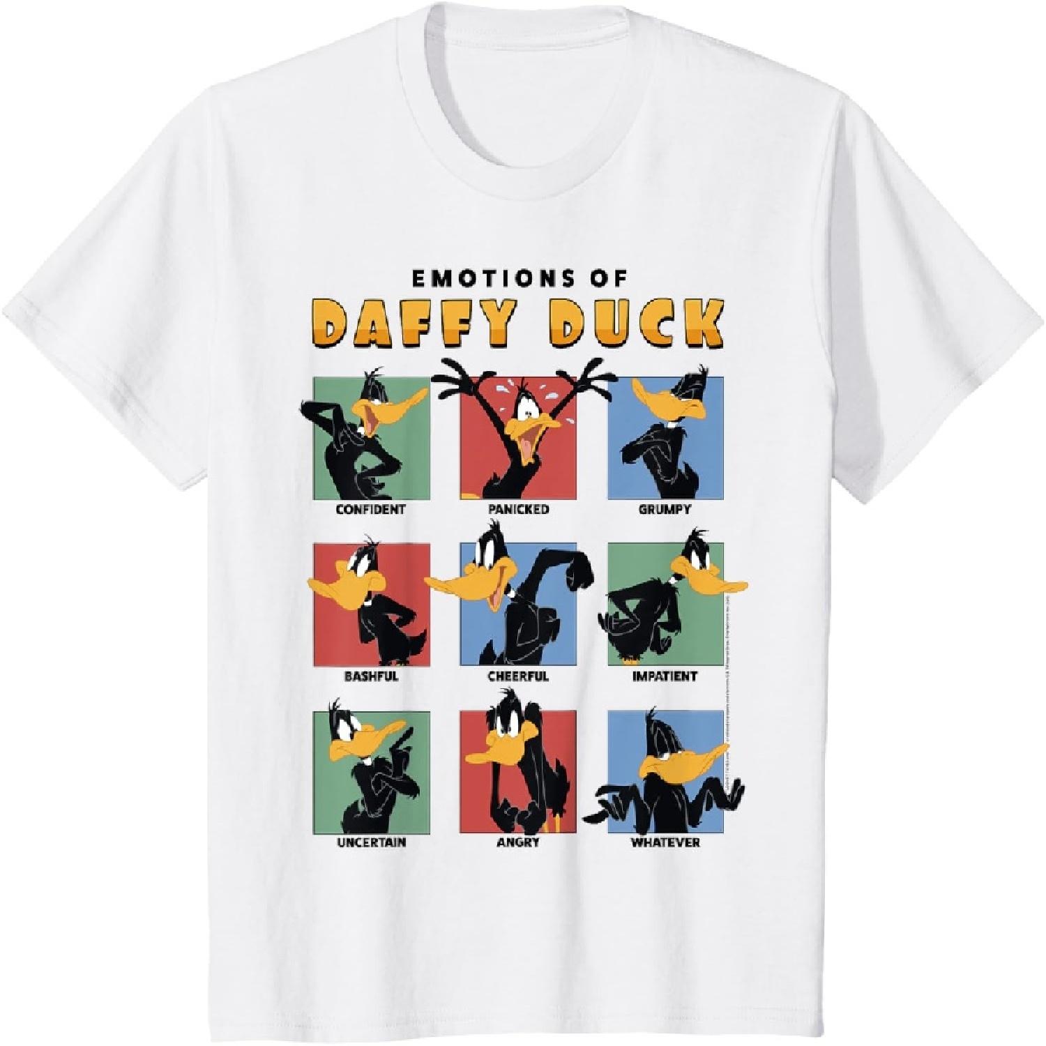 Детская футболка Looney Tunes Эмоции Даффи Дака S