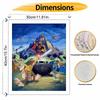 Disney Oil Painting Kit, Black Cauldron Fantasy Art Hand Painting Canvas DIY Home Decor