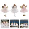Christmas Angel Ornamentation Doll Pendants Fabric Decors For Tree Fireplace Window Safe Design MultiOccasion Use