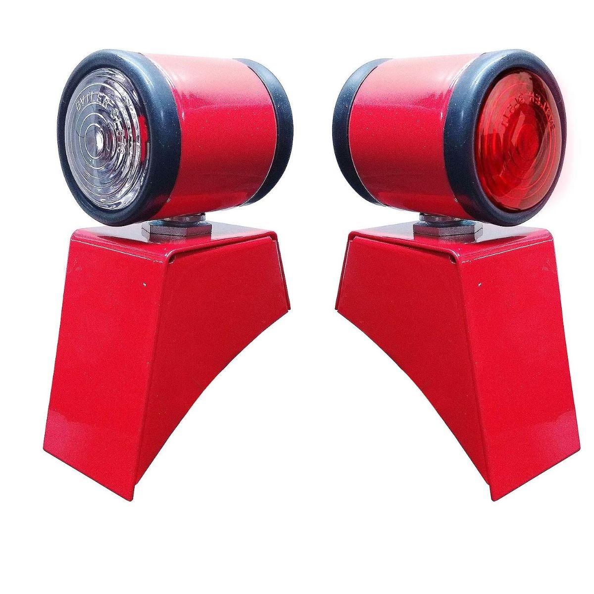 

ATJ2071 Сборка бокового/заднего фонаря в стиле Батлер с кронштейном – Лампы 12 В – Совместима с тракторами Massey Ferguson, Case IHC и Nuffield (красный) красный