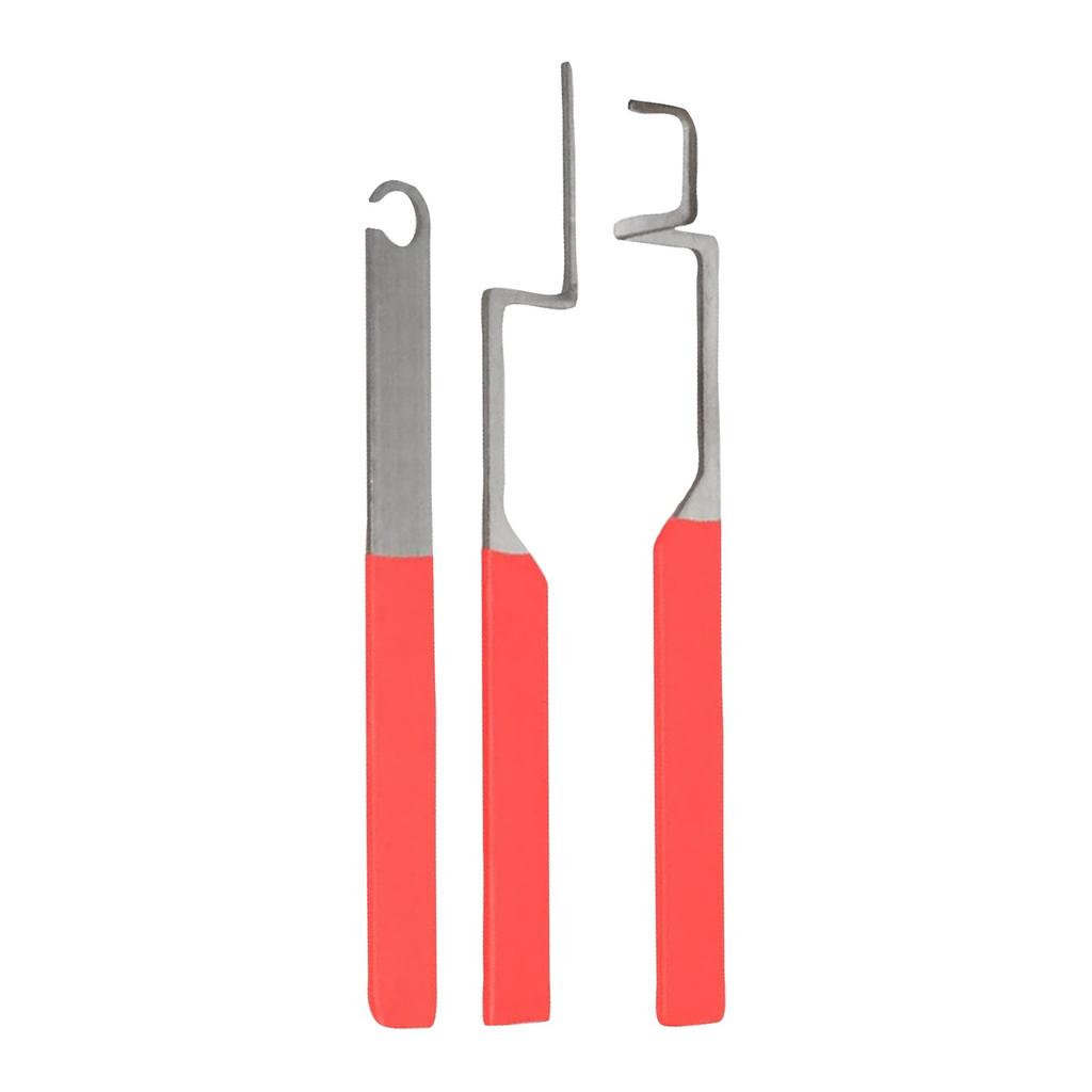 3 Piece Window Opener Tool Kit, Stainless Steel Emergency Tool, Stuck Window Opener Tool, Non-Slip Handle, Home Window Opener Emergency Tool Kit