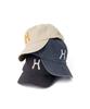 HELLO SUNRISE H Logo Cotton Ball Cap_Beige