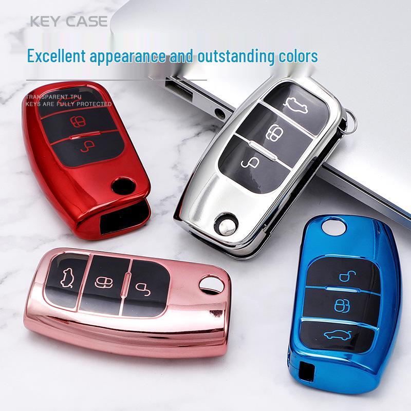 TPU Soft Gel Car Key Cover for Ford Fiesta
