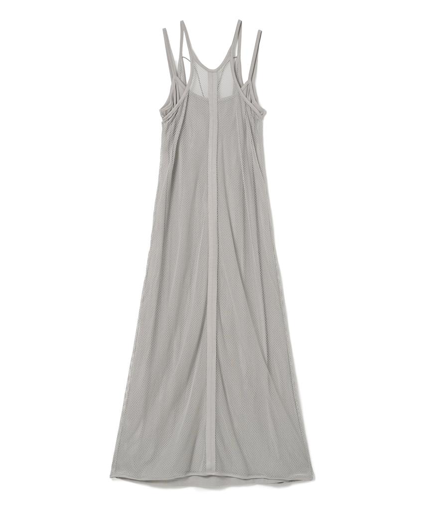 Milo Woman Mesh Back String Jersey Dress [Light Grey]