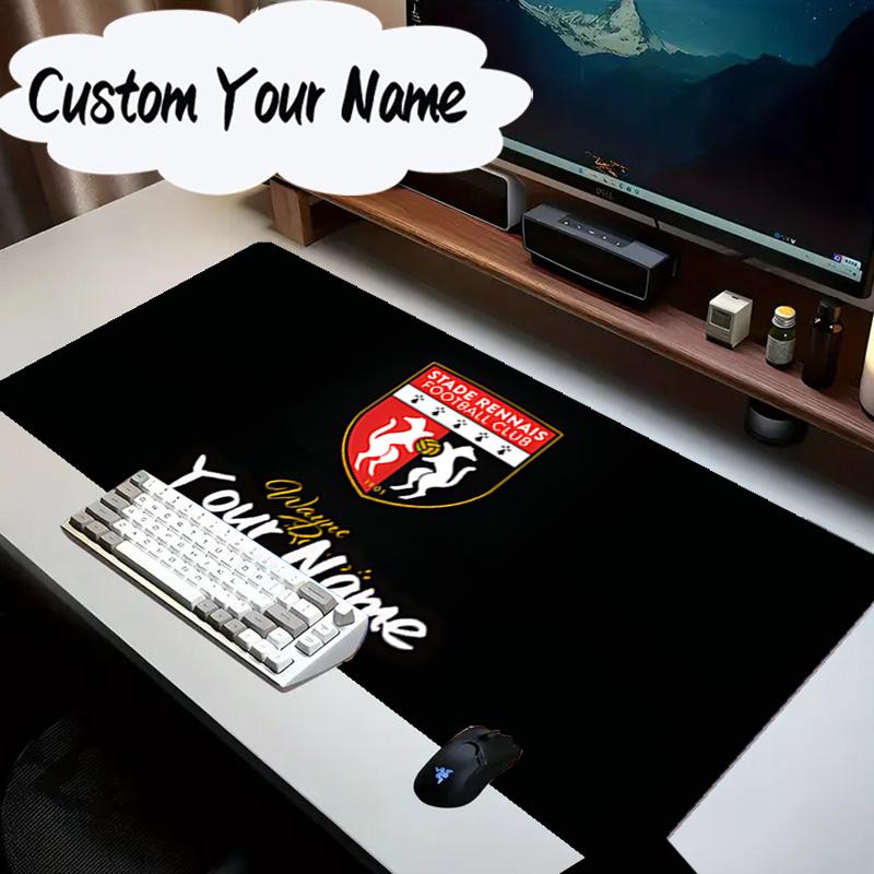 Custom Name Mouse Pad Stade Fc Emblem Mouse Pad, Gaming Mouse Pad, Keyboard Pad, Desk Decor for Computer Notebook Fan Birthday Gift