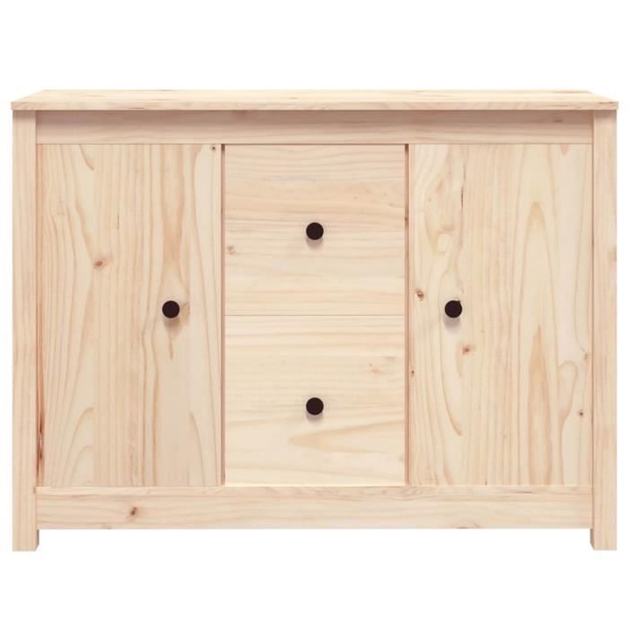 814564 vidaXL Buffet 100x35x74 Cm Solid Pine Wood