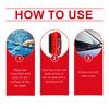 Car Glass Oil Film Remover Kit Glass Cleaning Board Hydrophobic Glass Coating for Windshield Clear Window Auto Detailing Tool