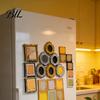 Office Whiteboard Magnet Vintage Photo Frame Refrigerator DIY Oval Picture Holder Ornament Decorative Fridge Home Kitchen Decor