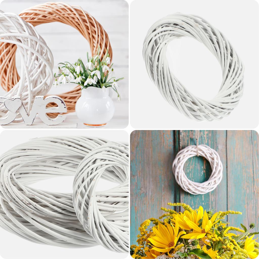 KADAX Wicker Wreath Wicker Swag