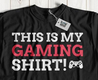Das ist mein Gaming-Shirt! Unisex Lustiges Papa, Bruder, Schwester Sohn Gamer T-Shirt