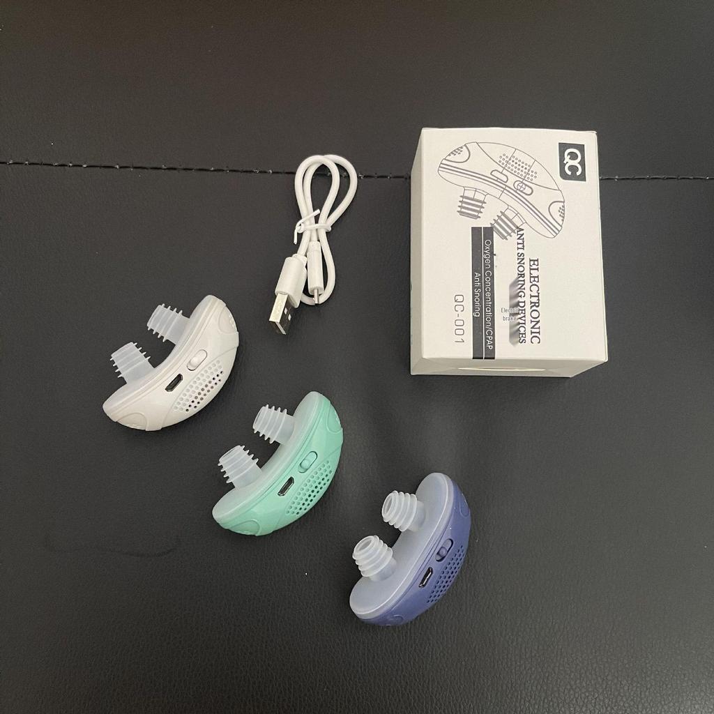 New Compact Electric Anti-Snoring Device for Men and Women - Home Use Solution to Stop Snoring