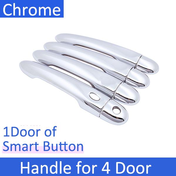 BGY1 for Renault Megane 3 MK3 Scala 2011 2008~2016 Gt Line Chrome Door Handle Accessories Cover Car Rustproof Stickers Trim Styling
